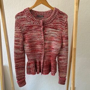 Alexander McQueen peplum cardigan sweater jacket M perfect condition
.